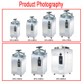 50L lab hospital vertical autoclave High pressure steam sterilizer